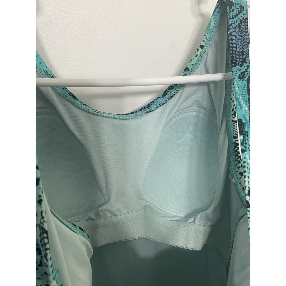 Catalina Women's One Piece Swimsuit Snake Print Blue Green Black Size M (8-10) - Picture 6 of 8